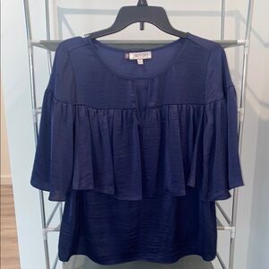Navy Blue Women's Top